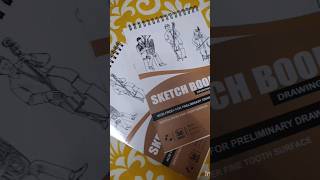 Unboxing A5 SketchBook SketchBook review 🤭😆😆Flipkartart drawing unboxing shots SketchBook [upl. by Ailedo]