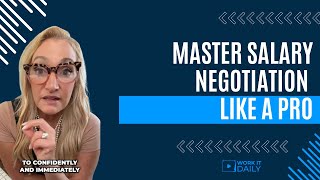 Master Salary Negotiation Like a PRO [upl. by Nerti]