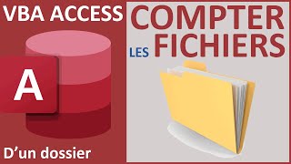 Nombre de fichiers dans un dossier en VBA Access [upl. by Aika789]