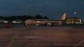 Iberias A346 pushing back at Bogota Aiport [upl. by Duval]