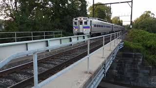 Brief Moment at Elkins Park Airport bound SEPTA train arrival [upl. by Anail]