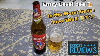 Kingfisher Strong Beer Review Is it worth the hype  drinking india beer review [upl. by Nehtiek564]