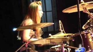 Yulia Savicheva  Yulia Drum Solo 2222 Dvorec Kultury  Okha 210610 [upl. by Yarak689]