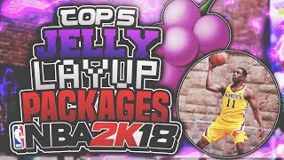 HOW TO 360 LAYUP IN 2K18 🍇 TOP JELLY LAYUP PACKAGES IN 2K18 [upl. by Gatias]