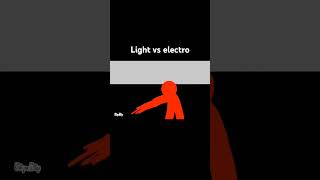 light vs electro animation Electro vs light [upl. by Leamhsi]