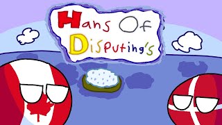 Hans Island of Disputings  Countryballs Animation [upl. by Rocker]