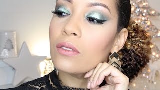 TUTORIEL Maquillage de fête 1 Green Night ⎮ Amivi Makeup [upl. by Angelia]