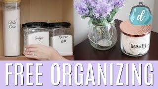 FREE SmudgeProof Labels  Organizing Containers awesome hack [upl. by Tenom499]