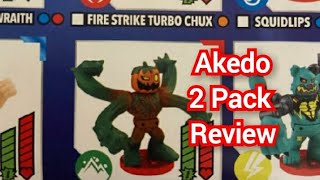 Akedo Ultimate Arcade Warriors 2 Pack Superflare Burnout amp Tie Dye Review  The Kids Take Over [upl. by Fredelia]