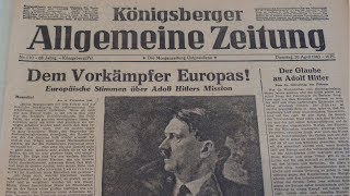 Konigsberg Daily Newspaper 20 April 1943 [upl. by Bove]