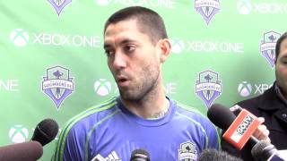 Interview Clint Dempsey on Facing TFC [upl. by Manaker604]