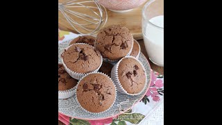 Muffin al cioccolato senza burro sofficissimi [upl. by Nomed]