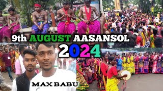 BISHWA ADIWASI DIVAS ASANSOL adivasi program blogger santali Ganesh01official [upl. by Meaghan]