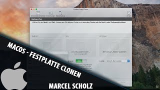 MacOS  Festplatte klonen Carbon Copy Clone  Marcel Scholz [upl. by Airdnala]