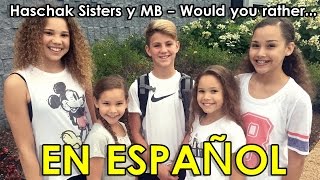 Haschak Sisters amp MattyB  Would You Rather Subtitulado En Español [upl. by Olivie]