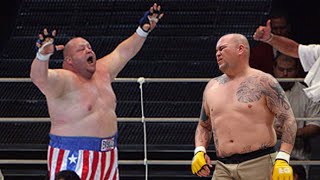 Eric Butterbean Esch Destroys Wesley Correira A Clash of Two Giants  MMA HD [upl. by Aiotal]