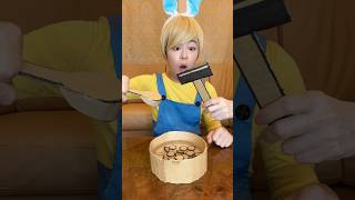 PROPER USE OF CARDBOARD SPOON！asmr [upl. by Rehpinnej86]