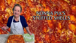 Nonna Pias Easy to Make Stuffed Shells [upl. by Griseldis]