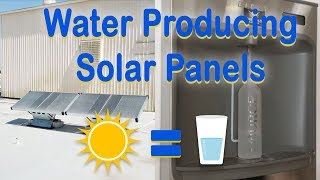 Pure Gold Solar  Water Producing Solar Panels HydroPanels amp Water Dispenser [upl. by Schroth]