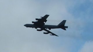 B52 Stratofortress taxiing sideways RIAT 2004 [upl. by Namia]