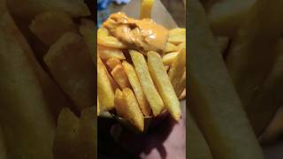 frites belge sauce andalouse OMG  French Fries chips food [upl. by Atterol]