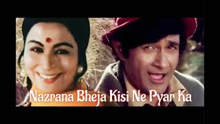 Nazrana Bheja Kisi Ne Pyar Kaa From Des Pardes 1978  By Digant Jani [upl. by Eycats709]