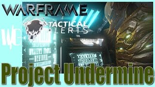 Tactical Alert PROJECT UNDERMINE  New Nightwatch enemy Warframe U175 [upl. by Berman953]