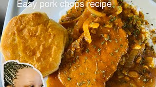 Smothered Pork chops for Dinner tonight [upl. by Adev]