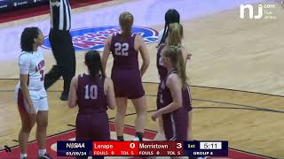 2024 NJ Girls Basketball GROUP IV STATE FINAL Lenape vs Morristown 3924 [upl. by Luise269]