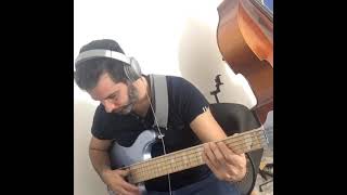 Kinfolk Nate Smith practicing bass cover lakland 5502 custom [upl. by Neona478]