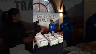 Bastille Day Trail Run 2024 from Registration to Start [upl. by Hayotal]