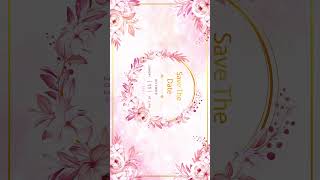 Floral wedding invitation  Dreamy Invites 1005 [upl. by Audrie]