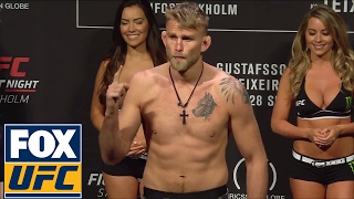 Full WeighIn Gustafsson vs Teixeira  UFC ON FOX [upl. by Isle]