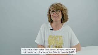 Anne Gouvernel chargée de communication pour le réseau Les plus beaux villages de France [upl. by Annawoj]