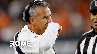 Urban Meyer SHUTS DOWN After Loss to Bengals  The Jim Rome Show [upl. by Lumbard234]