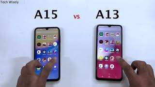 SAMSUNG A15 vs A13  Speed Test [upl. by Ayle]