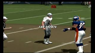 NFL Gameday 2004 Broncos vs Raiders [upl. by Sherill]