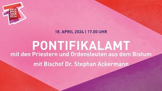 LIVE HeiligRockTage 2024  Eucharistiefeier Priester amp Orden  live aus dem Trierer Dom [upl. by Meedan]