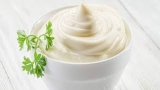 Egg less mayonnaise recipe in just 5 minutesघर पर बनायें बाज़ार जेसी Mayonnaisekhane ke shokeen [upl. by Nylitak288]