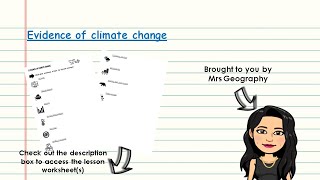 Evidence of climate change [upl. by Ennayhs]