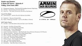 Armin van Buuren  A State of Trance  Episode 4  22 June 2001 [upl. by Raman417]