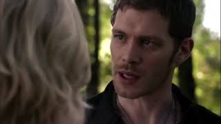 The Vampire Diaries 5x11 Klaus and Caroline kiss Scene  Love Scene [upl. by Rickey]