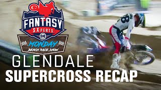 2022 Glendale Supercross Race Recap  Monday Bench Race Show RMFantasySX SXperts W RJ Wageman [upl. by Nosidda]