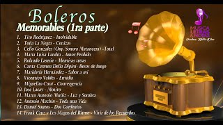 Música Letras amp Notas  Boleros Memorables 1ra parte [upl. by Demaria837]