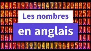 Les nombres en anglais en 5 minutes   Niveaux A1 A2  B1 [upl. by Tomasz]