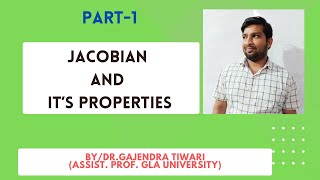 Jacobian and its properties PART1  Jacobian method Jacobian transformation  Engineering maths [upl. by Long]