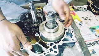 Bajaj Platina 110 bs6 full engine gearbox fitting video [upl. by Manny]