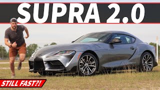 2022 Toyota Supra 20 Review  Making a Case for the FourBanger [upl. by Lampert]