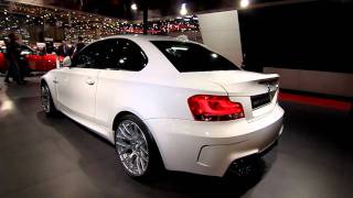 BMW 1M Coupe Alpine White at 2011 Geneva Motor Show [upl. by Esiom]