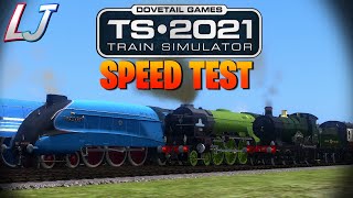 Train Simulator 2021  Speed Test 1 [upl. by Itsur]